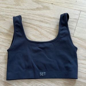 Set active box cut bra